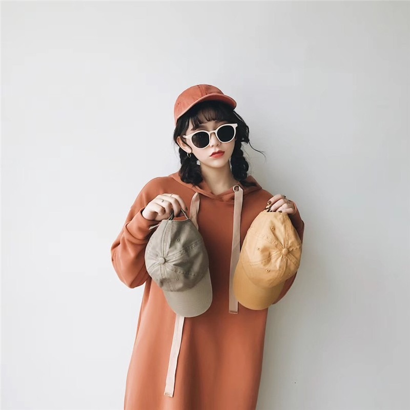 【JDUDS】百搭復古水洗做舊鴨舌帽牛仔棉帽子-細節圖7