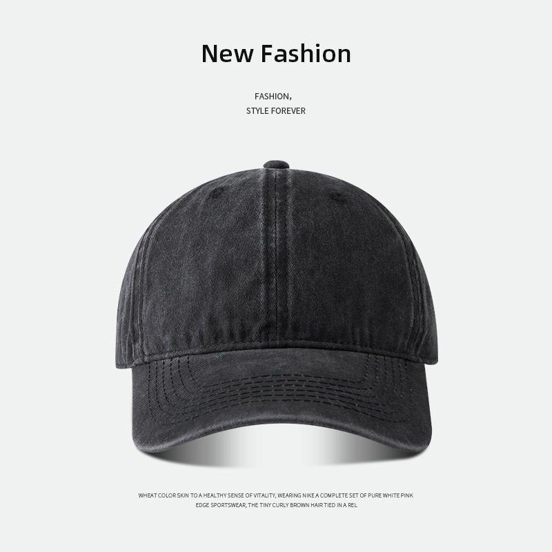 【JDUDS】百搭復古水洗做舊鴨舌帽牛仔棉帽子-規格圖9