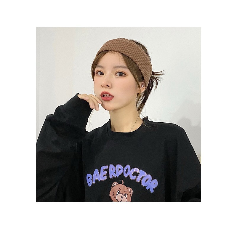 【JDUDS】韓國字母針織髮帶 時尚百搭運動止汗瑜珈敷臉面膜追劇洗臉化妝 髮帶髮箍髮飾頭飾韓妞必備-細節圖5