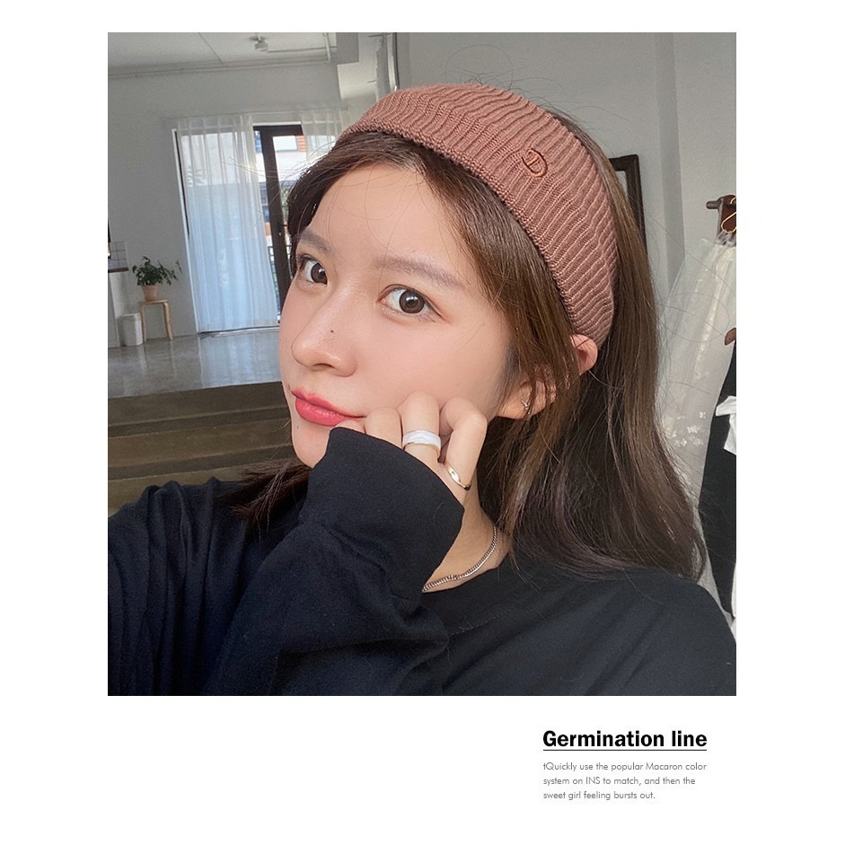 【JDUDS】韓國字母針織髮帶 時尚百搭運動止汗瑜珈敷臉面膜追劇洗臉化妝 髮帶髮箍髮飾頭飾韓妞必備-細節圖8