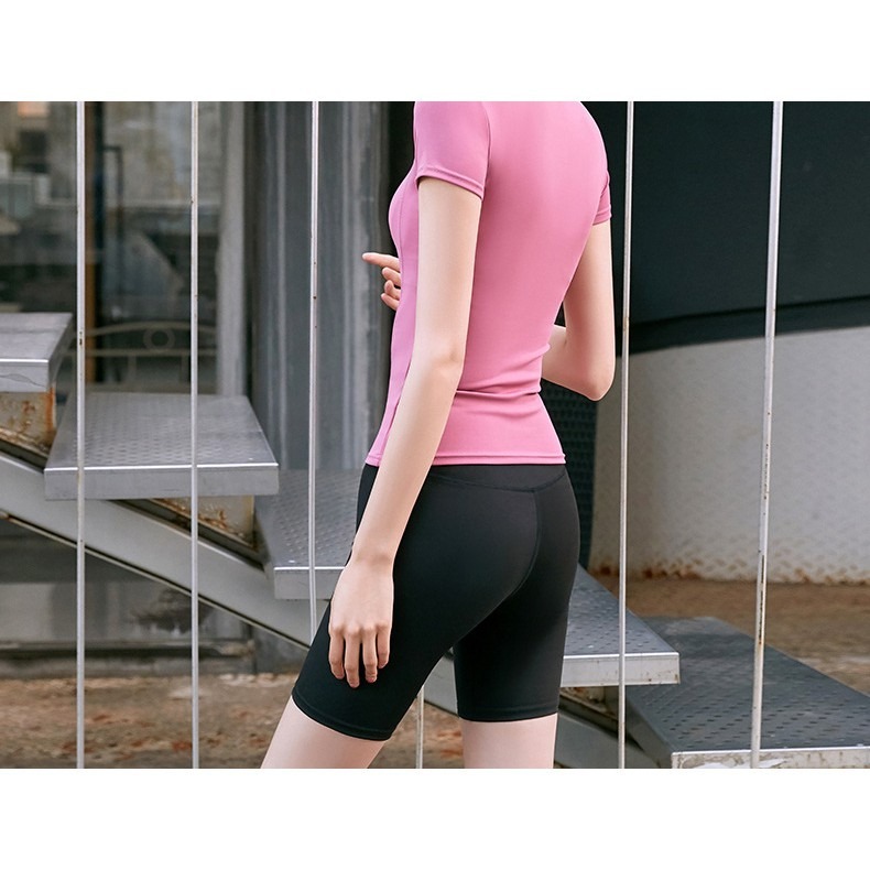 【JDUDS】不賺錢 瑜珈褲 歐美高腰顯瘦蜜桃臀五分健身褲-細節圖7