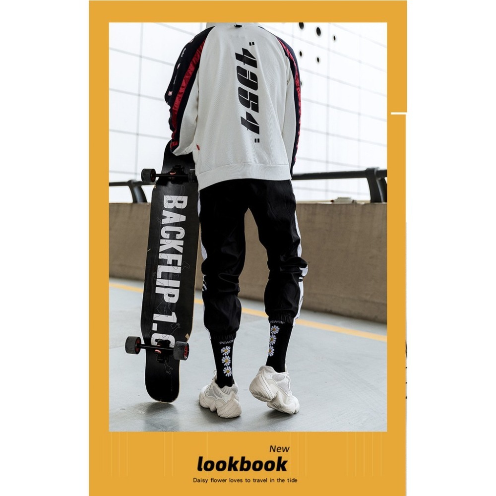 【JDUDS】潮流雛菊中筒襪 潮流 長襪 襪子 造型襪 雛菊襪 菊花 明星同款 男襪 中筒襪 多款可選-細節圖4