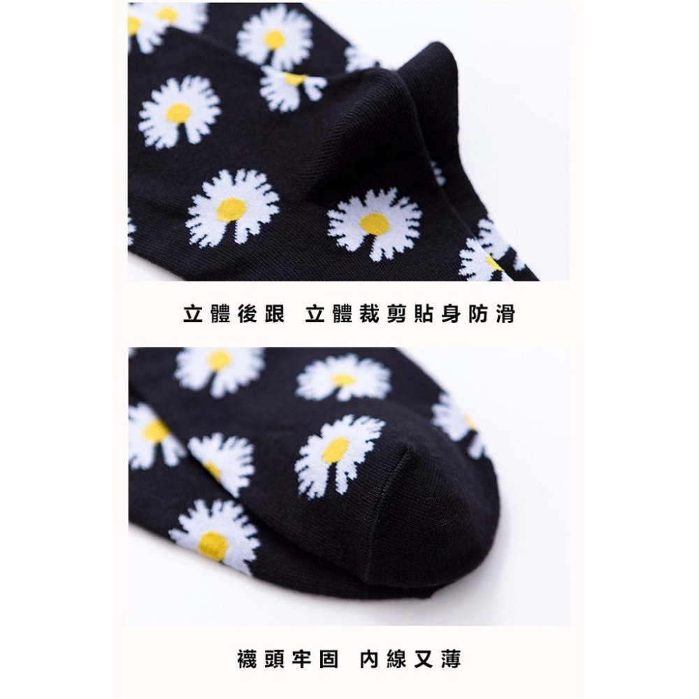 【JDUDS】潮流雛菊中筒襪 潮流 長襪 襪子 造型襪 雛菊襪 菊花 明星同款 男襪 中筒襪 多款可選-細節圖8