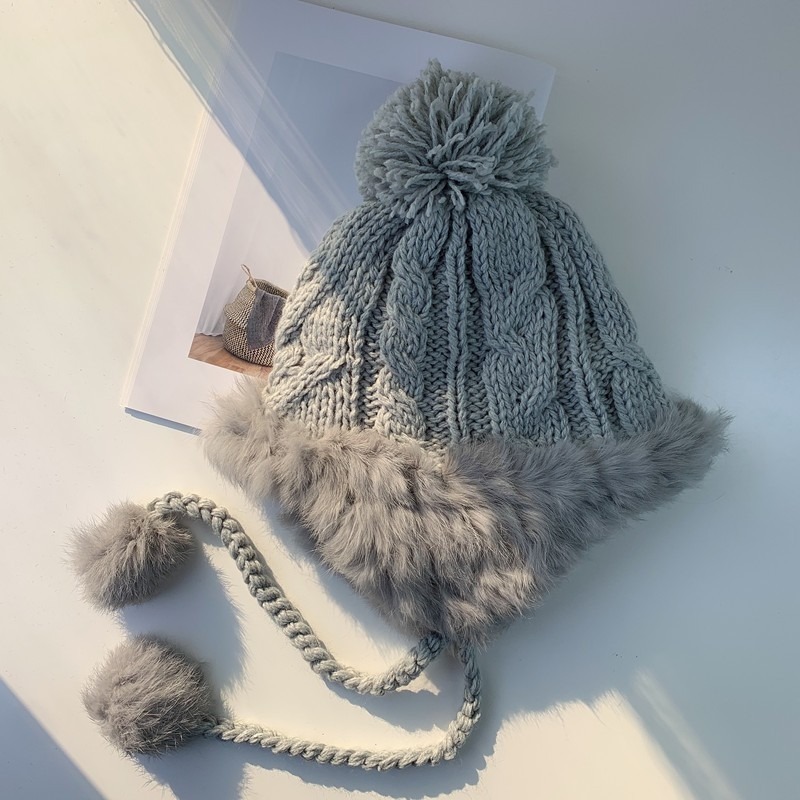 【JDUDS】毛帽 多色可選 爆款秋冬保暖毛線帽 捲邊針織帽 韓國護耳 毛線帽 遮耳帽 帽子-規格圖10