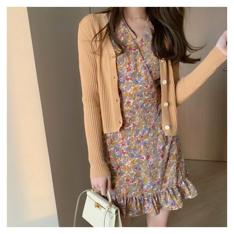 【JDUDS】針織鈕扣外套  秋冬外套 外搭 針織 毛衣 長袖針織上衣 chic上衣 薄外套 針織外套-細節圖7