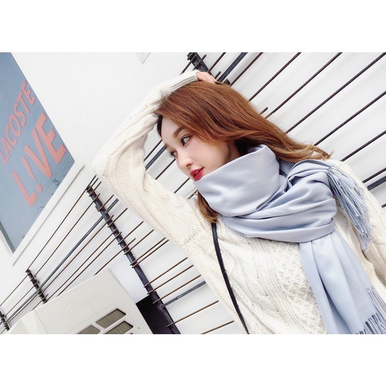 【JDUDS】女款秋冬必備配件 仿羊絨 圍巾 秋冬圍巾 秋冬保暖-細節圖7