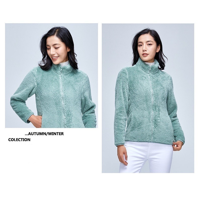 【JDUDS】男女珊瑚絨外套 抓絨 保暖 內搭 鎖溫 抗寒 禦寒 外套 衝鋒外套 夾克-細節圖3