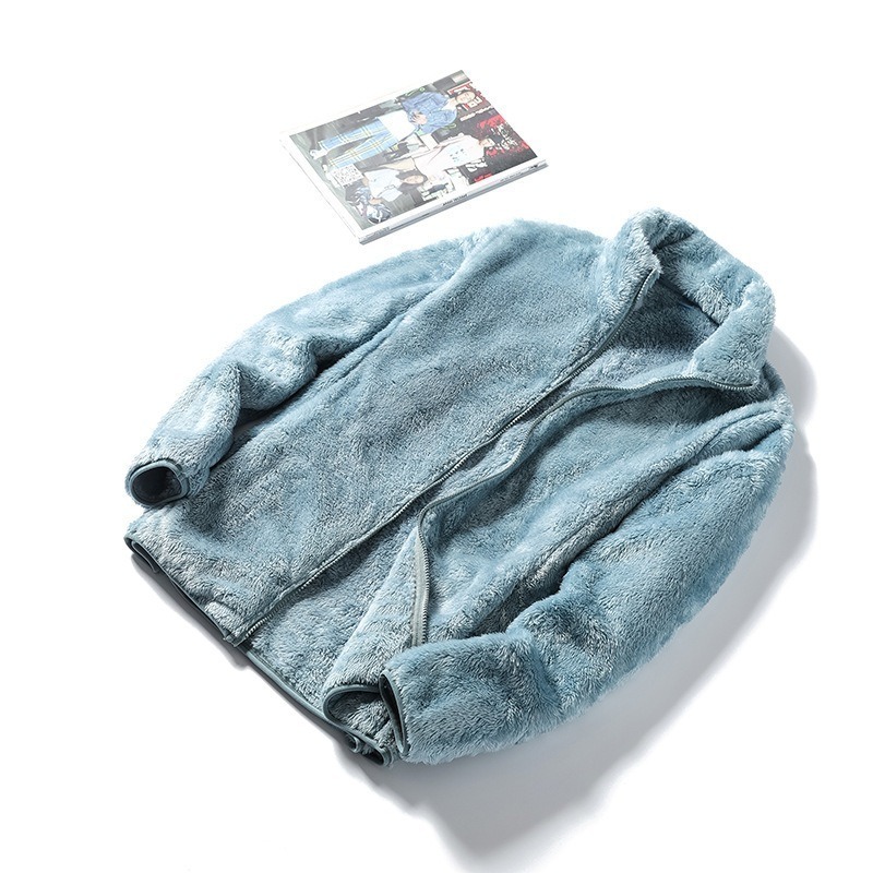 【JDUDS】男女珊瑚絨外套 抓絨 保暖 內搭 鎖溫 抗寒 禦寒 外套 衝鋒外套 夾克-規格圖9