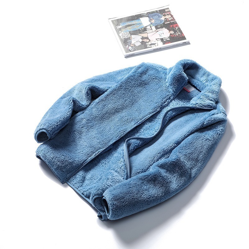 【JDUDS】男女珊瑚絨外套 抓絨 保暖 內搭 鎖溫 抗寒 禦寒 外套 衝鋒外套 夾克-規格圖9