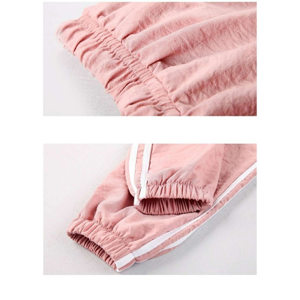 【JDUDS】ins款運動休閒褲 束口束腳褲 九分褲 運動褲 韓版寬鬆學生百搭兩條杠休閒長褲 尺寸偏小-細節圖8