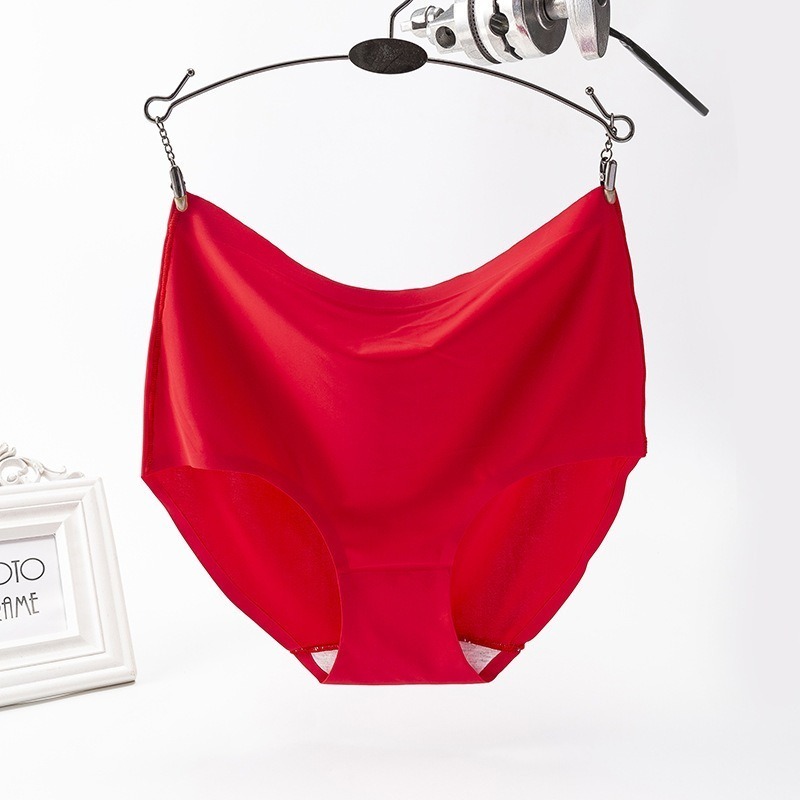 【JDUDS】《包邊設計》高腰款  一片式 冰絲無痕女生內褲 純棉大尺碼 涼感絲質透氣 包臀型內褲 高腰內褲 涼感內褲-規格圖8