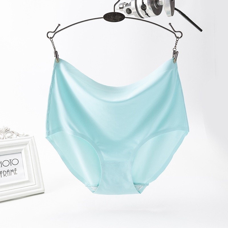 【JDUDS】《包邊設計》高腰款  一片式 冰絲無痕女生內褲 純棉大尺碼 涼感絲質透氣 包臀型內褲 高腰內褲 涼感內褲-規格圖8