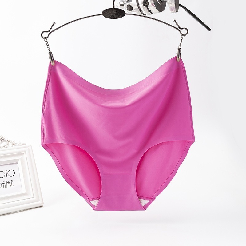 【JDUDS】《包邊設計》高腰款  一片式 冰絲無痕女生內褲 純棉大尺碼 涼感絲質透氣 包臀型內褲 高腰內褲 涼感內褲-規格圖8