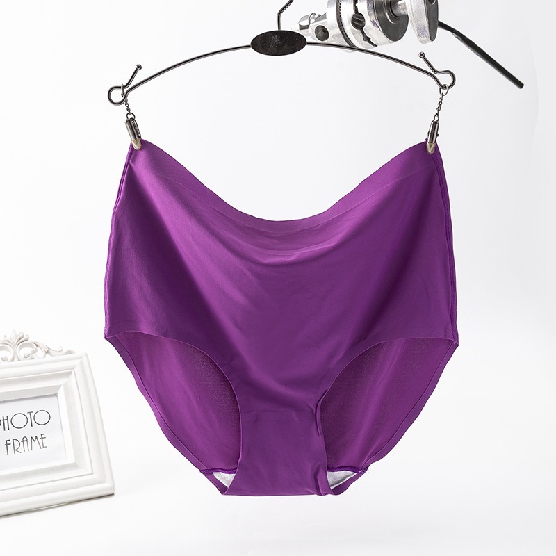 【JDUDS】《包邊設計》高腰款  一片式 冰絲無痕女生內褲 純棉大尺碼 涼感絲質透氣 包臀型內褲 高腰內褲 涼感內褲-規格圖8