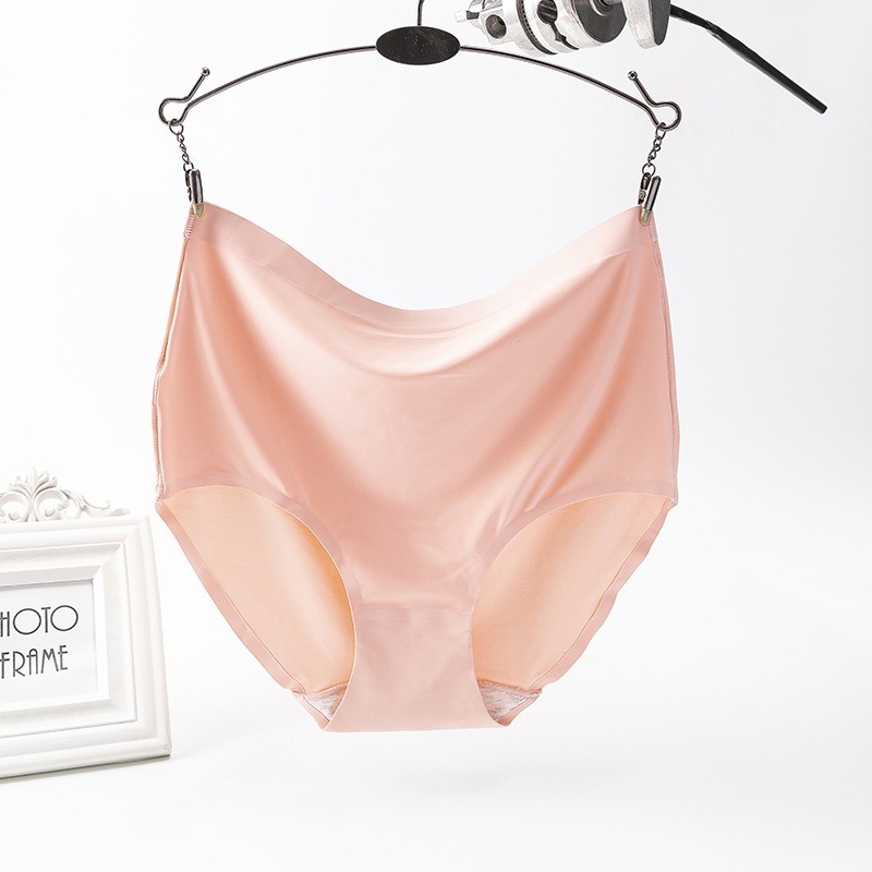 【JDUDS】《包邊設計》高腰款  一片式 冰絲無痕女生內褲 純棉大尺碼 涼感絲質透氣 包臀型內褲 高腰內褲 涼感內褲-規格圖8