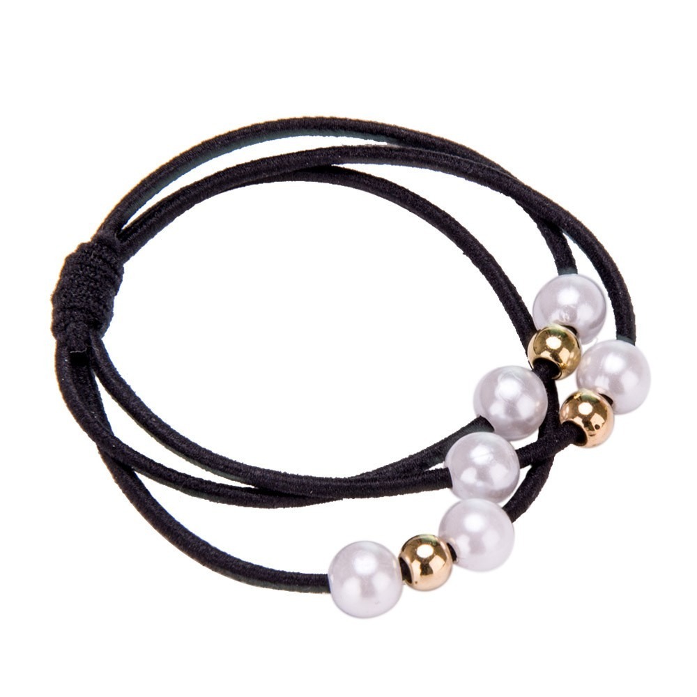 【JDUDS】氣質小珍珠髮圈 髮飾 綁頭髮 美髮用品 髮圈-細節圖5