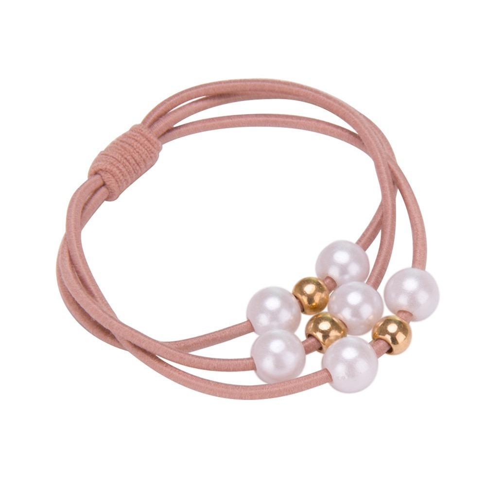 【JDUDS】氣質小珍珠髮圈 髮飾 綁頭髮 美髮用品 髮圈-細節圖8