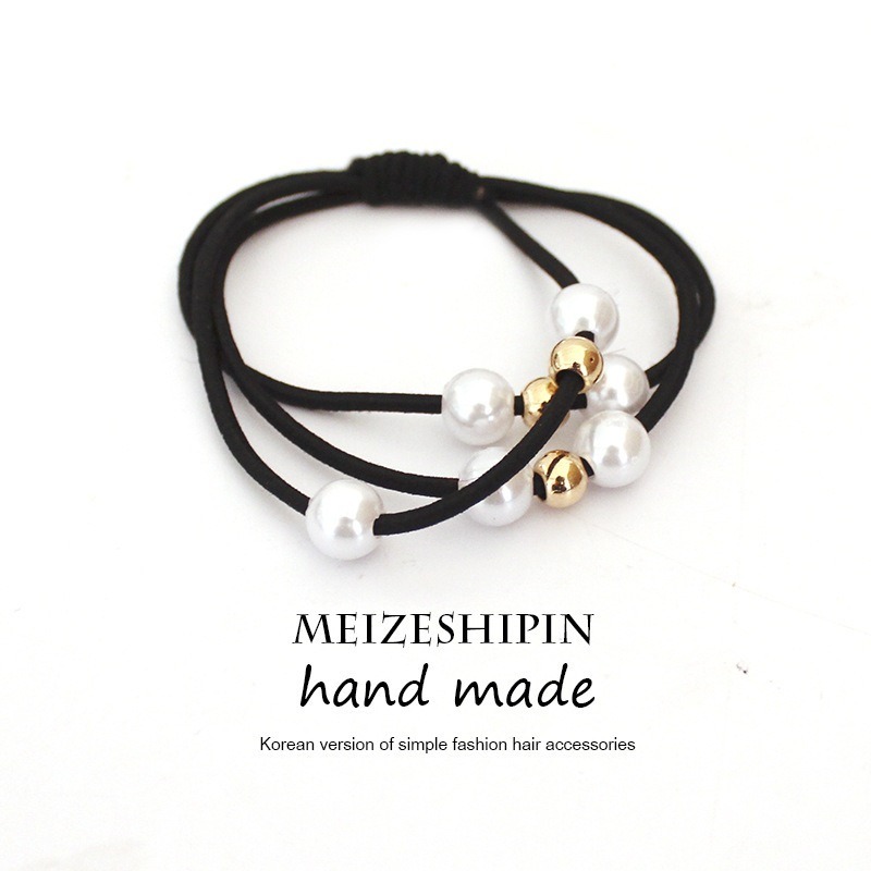 【JDUDS】氣質小珍珠髮圈 髮飾 綁頭髮 美髮用品 髮圈-規格圖9