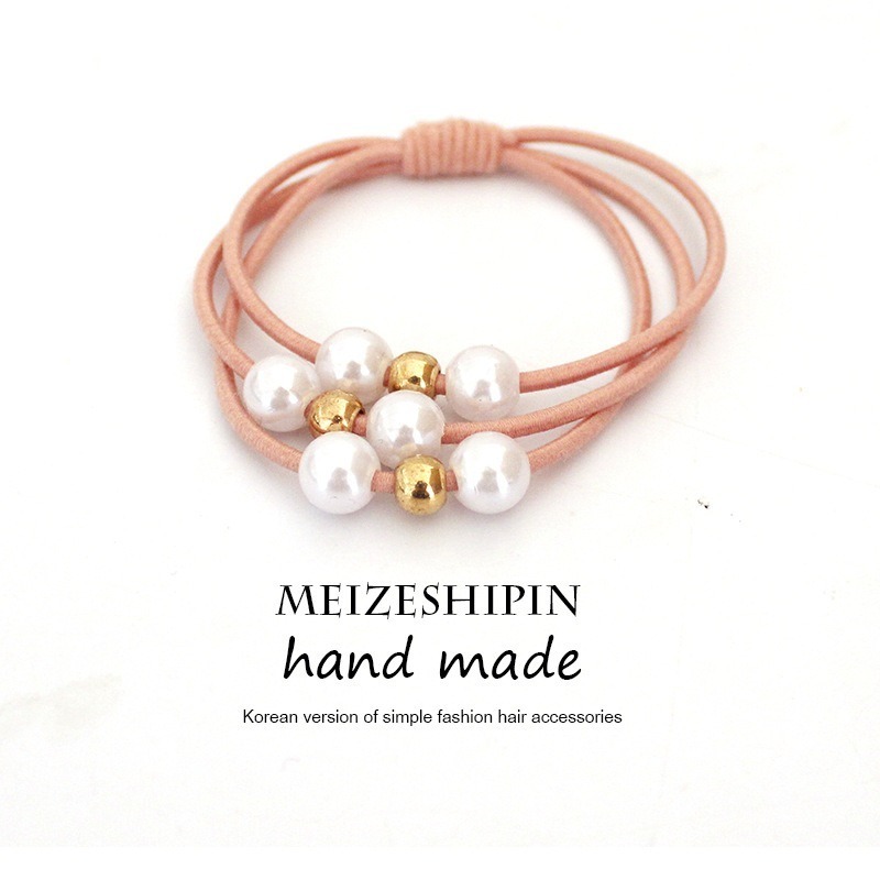 【JDUDS】氣質小珍珠髮圈 髮飾 綁頭髮 美髮用品 髮圈-規格圖9