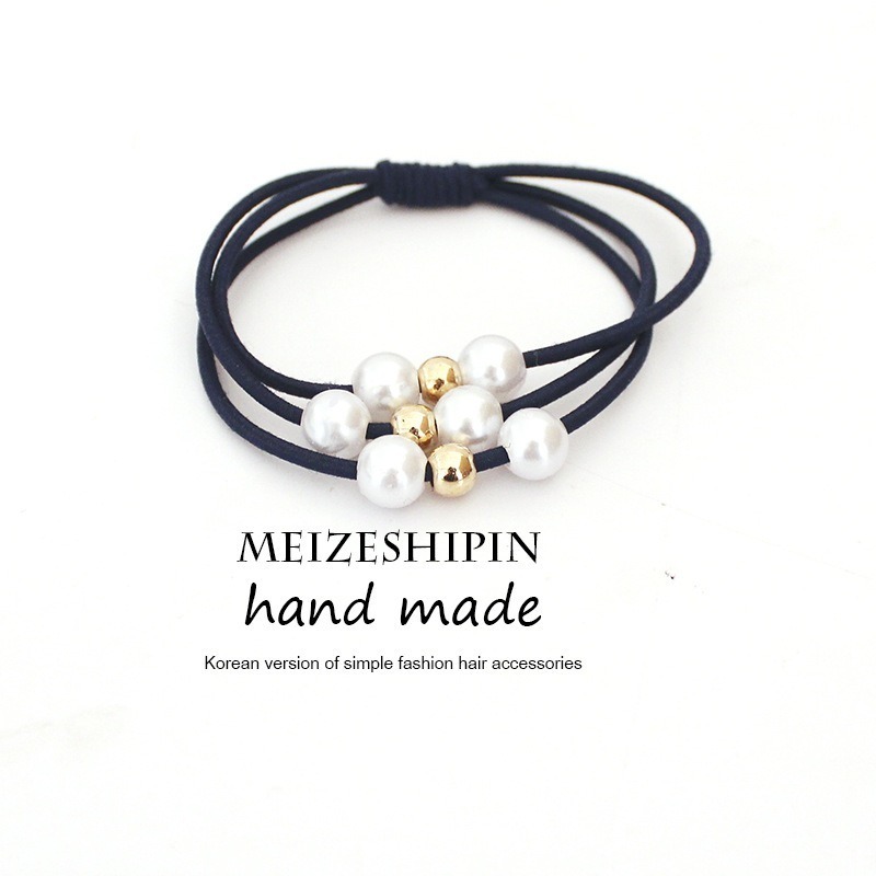 【JDUDS】氣質小珍珠髮圈 髮飾 綁頭髮 美髮用品 髮圈-規格圖9