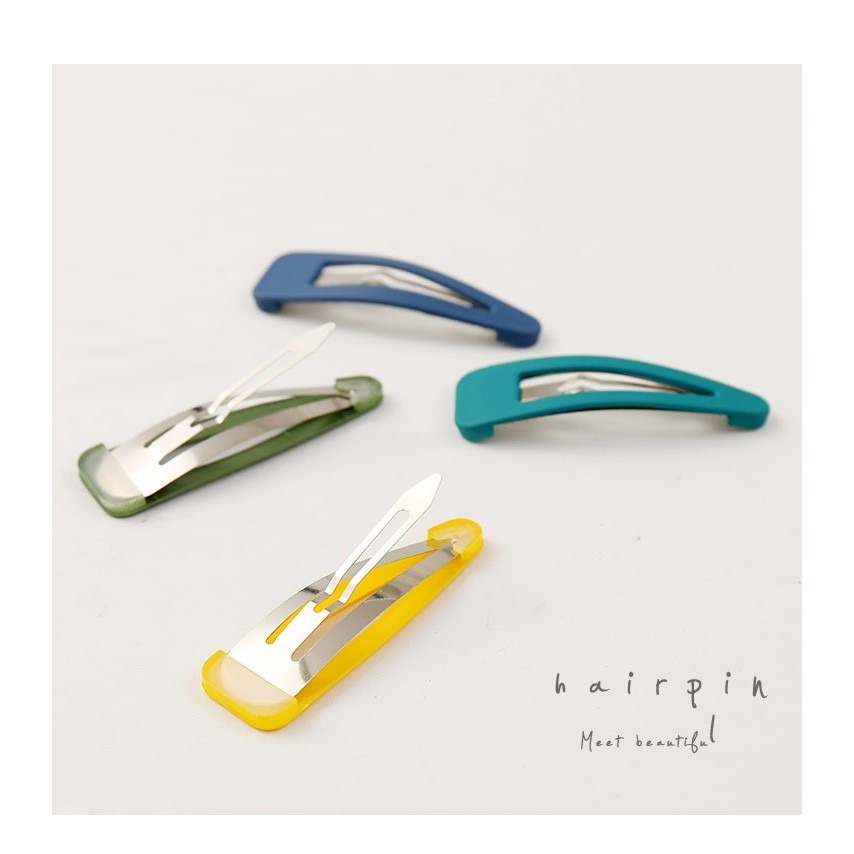 【JDUDS】韓國时尚彩色发夹 馬卡龍色磨砂ins網紅BB夾小發夾劉海夾邊夾頂夾子-細節圖7