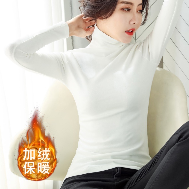【JDUDS】高領打底衫女長袖秋冬高領套頭長袖T恤 套頭 高領上衣 打底上衣 內搭上衣 保暖衣-規格圖9