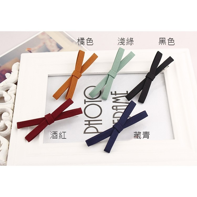 【JDUDS】髮夾髮飾透視布藝蝴蝶結交叉小飾品時尚簡約可愛百搭新款韓版-細節圖4