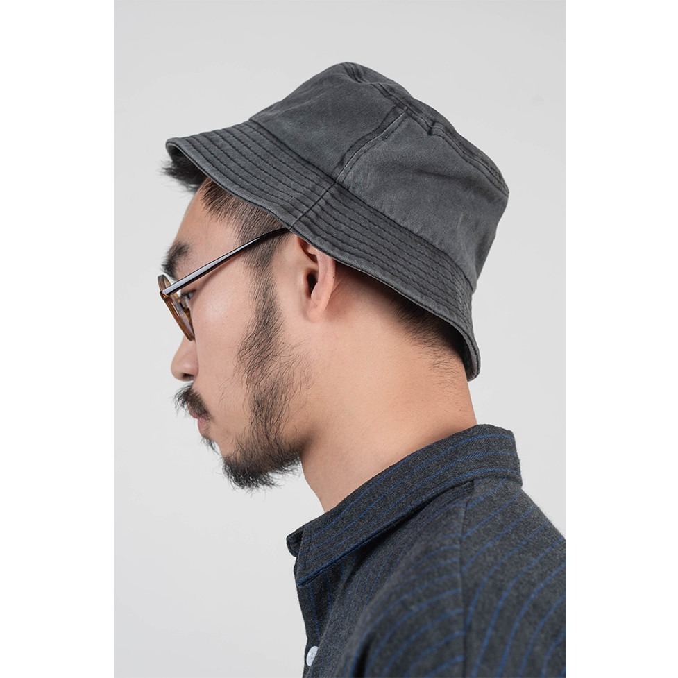 【JDUDS】『水洗』素面水洗漁夫帽 素面漁夫帽 漁夫帽 硬挺版漁夫帽 穿搭必備 街頭 防曬帽 盆帽 帽子-細節圖4