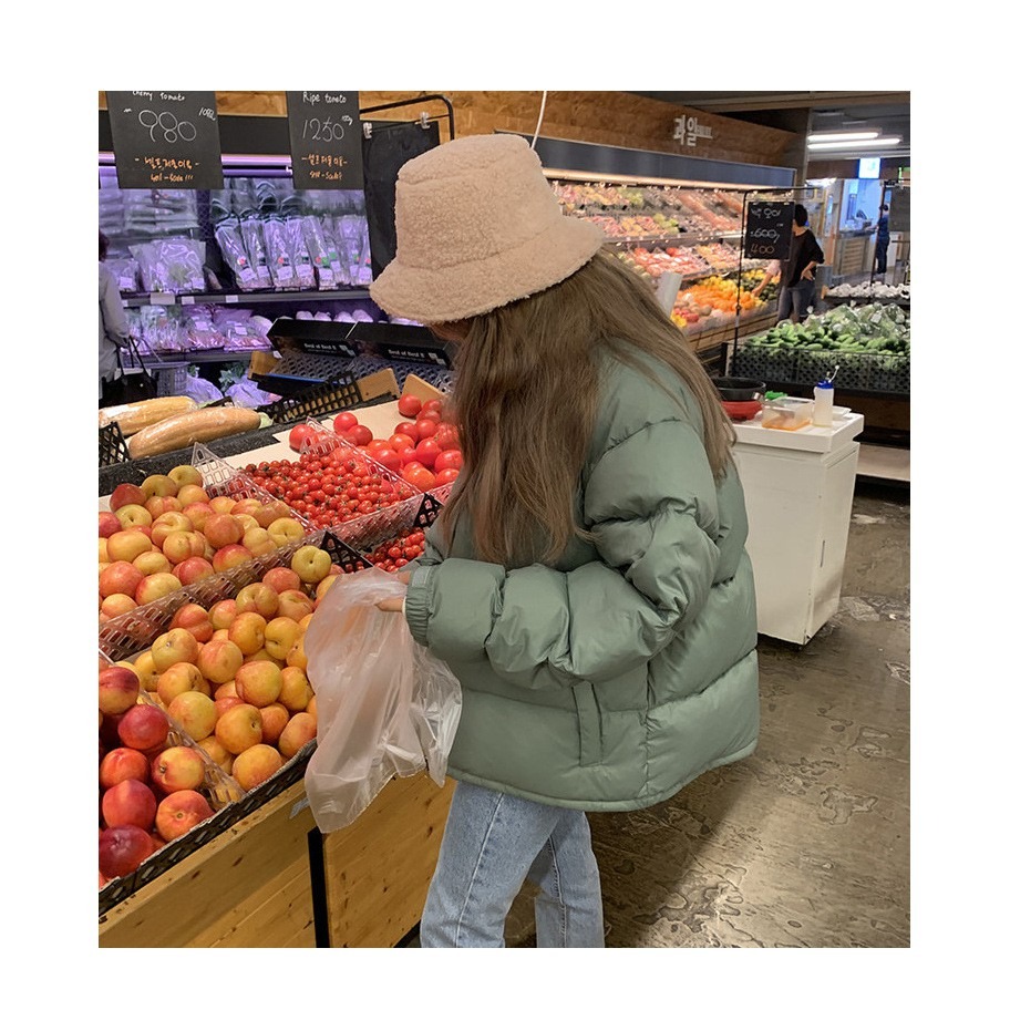 【JDUDS】秋冬羔羊毛漁夫帽 毛毛帽 毛絨帽 漁夫帽 羊羔毛帽子 素面漁夫帽 保暖 時尚 網紅款 帽子-細節圖7