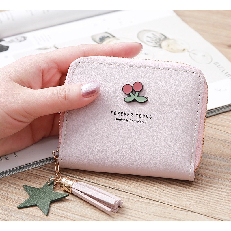 【JDUDS】韓版短夾 多卡位 大容量 耐刮 韓版皮夾 錢包 女生 皮夾 皮包 防刮 多層零錢位-細節圖2