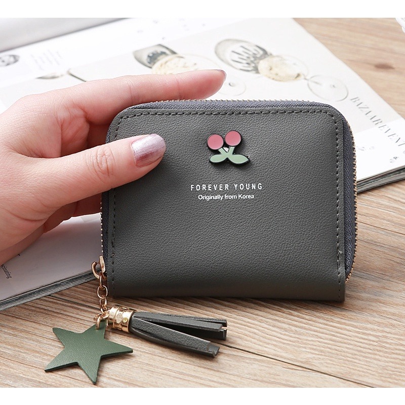 【JDUDS】韓版短夾 多卡位 大容量 耐刮 韓版皮夾 錢包 女生 皮夾 皮包 防刮 多層零錢位-細節圖3