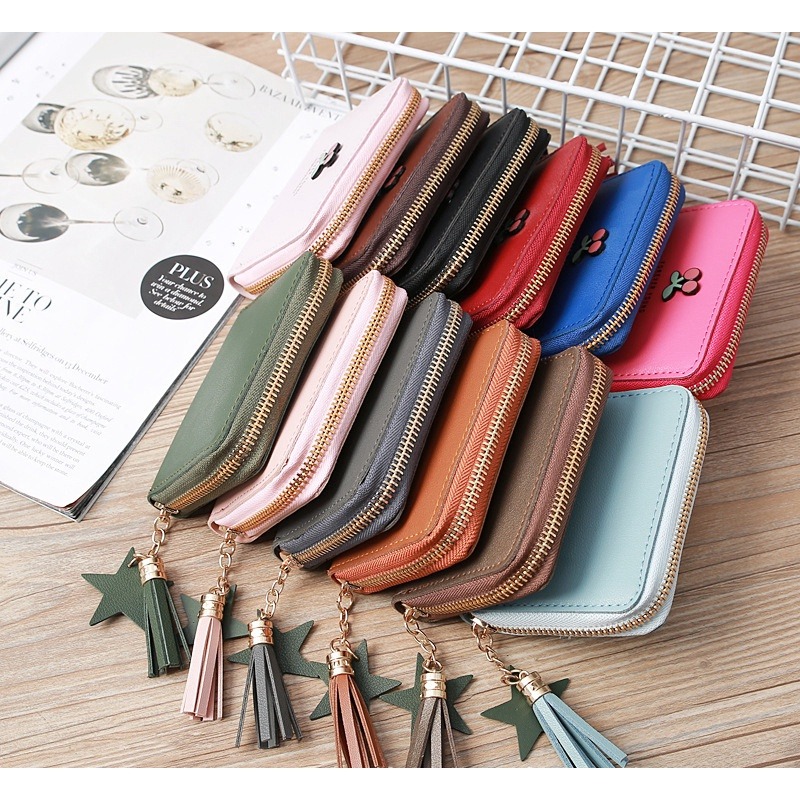 【JDUDS】韓版短夾 多卡位 大容量 耐刮 韓版皮夾 錢包 女生 皮夾 皮包 防刮 多層零錢位-細節圖5