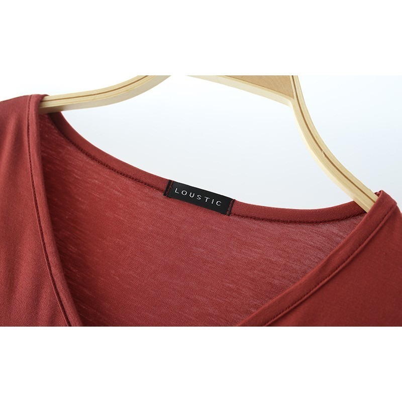 【JDUDS】無袖上衣 無袖 t恤 v领纯色 大尺碼上衣 無袖 寬鬆 素色 V領-細節圖2