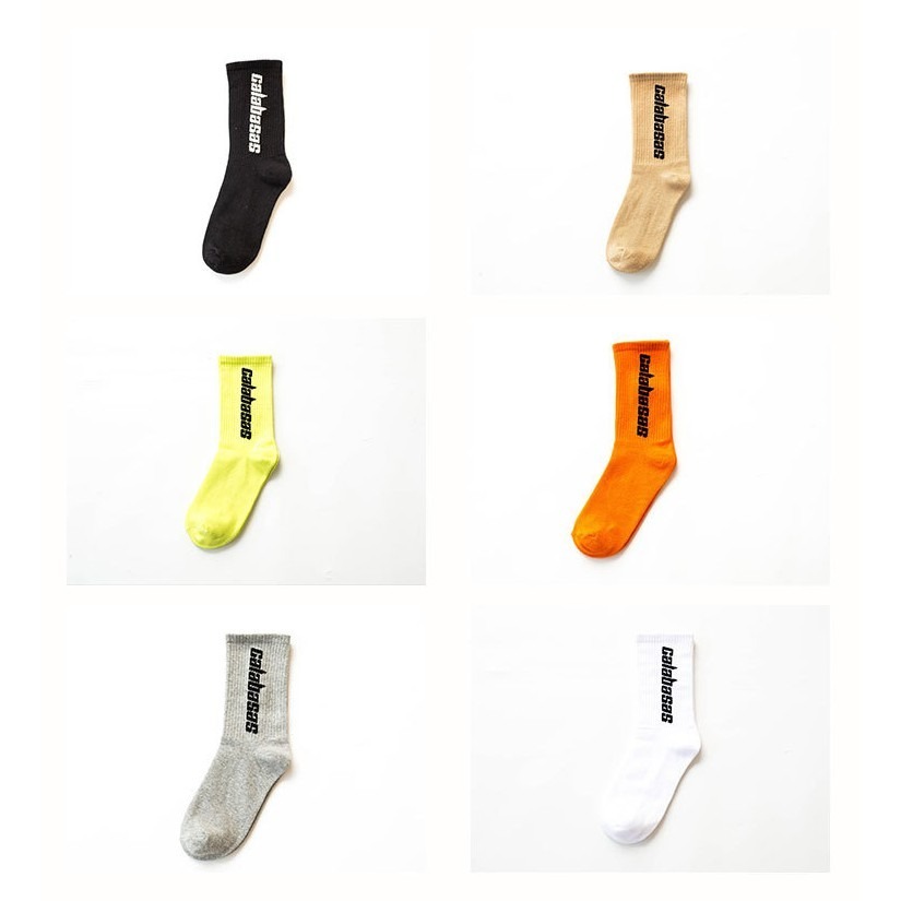 【JDUDS】潮流花色長襪 潮流 長襪 襪子 造型襪 字母 男襪 中筒襪 多色可選-細節圖4