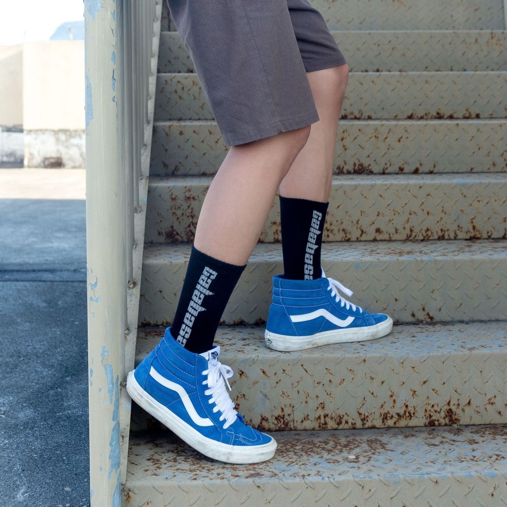 【JDUDS】潮流花色長襪 潮流 長襪 襪子 造型襪 字母 男襪 中筒襪 多色可選-細節圖9