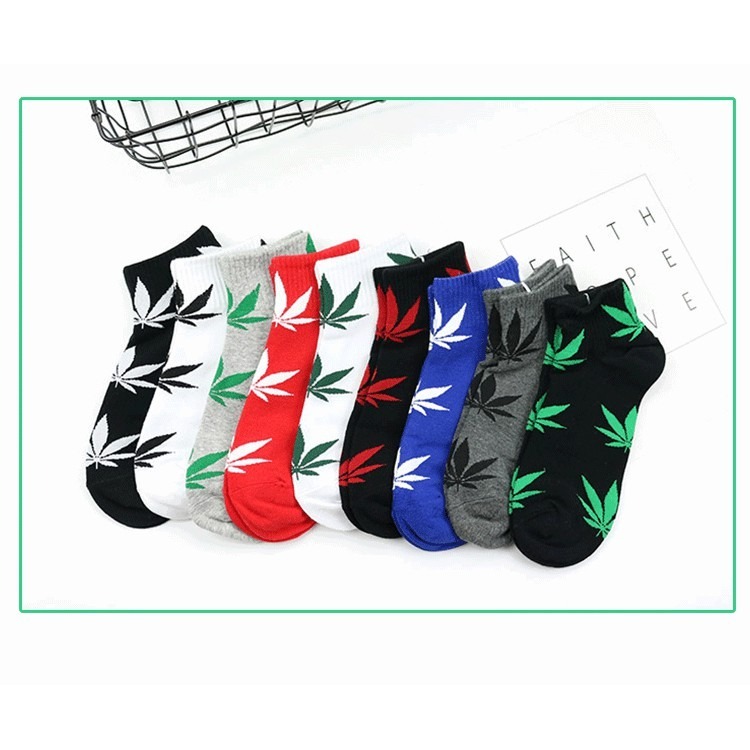 【JDUDS】大麻葉短襪短襪 低筒襪 船型襪 襪子 男襪 女襪 潮流襪 男女皆可穿 襪子-細節圖2