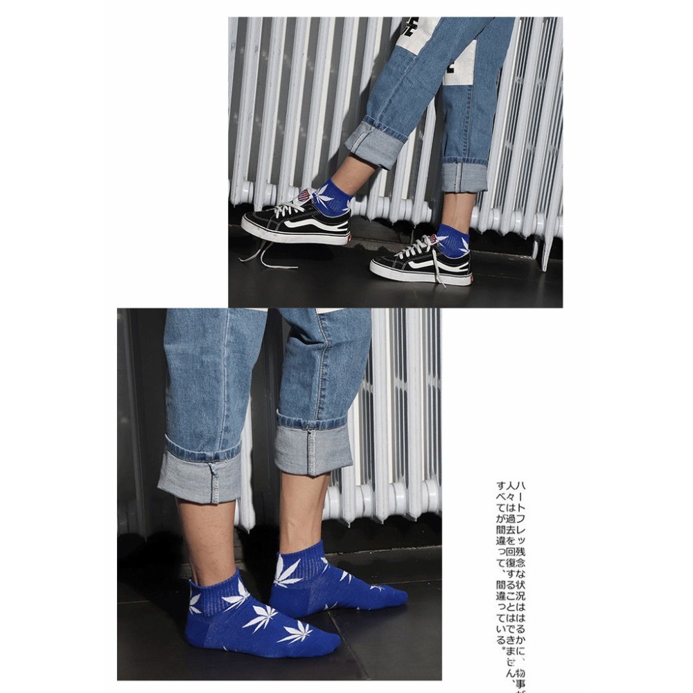 【JDUDS】大麻葉短襪短襪 低筒襪 船型襪 襪子 男襪 女襪 潮流襪 男女皆可穿 襪子-細節圖8