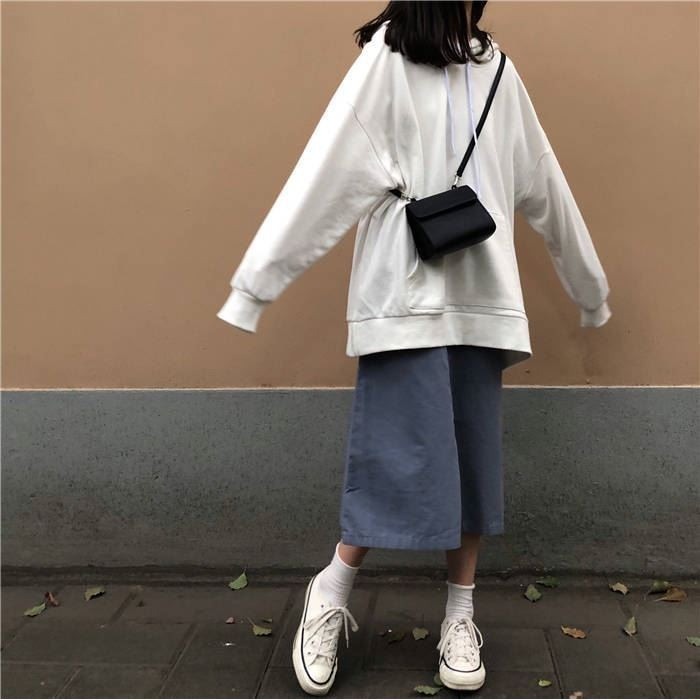 【JDUDS】秋冬新款保暖加厚寬鬆中長版粗繩長袖連帽T恤 秋冬 保暖 加厚  舒適 百搭-細節圖4