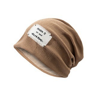 【JDUDS】休閒封頂立體肌理感紋路頭巾帽 手工扯邊小方塊堆堆套頭帽 網紅百搭包頭帽 奧代爾棉內襯-規格圖9