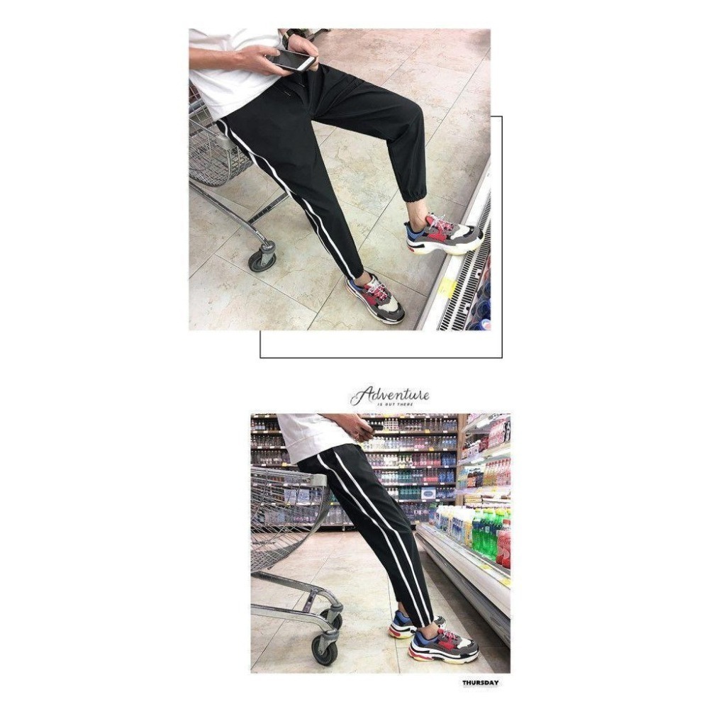 【JDUDS】休閒褲 九分褲 運動褲 長褲 男女可穿 休閒長褲 工作褲 潮流 流行 四款可選-細節圖4