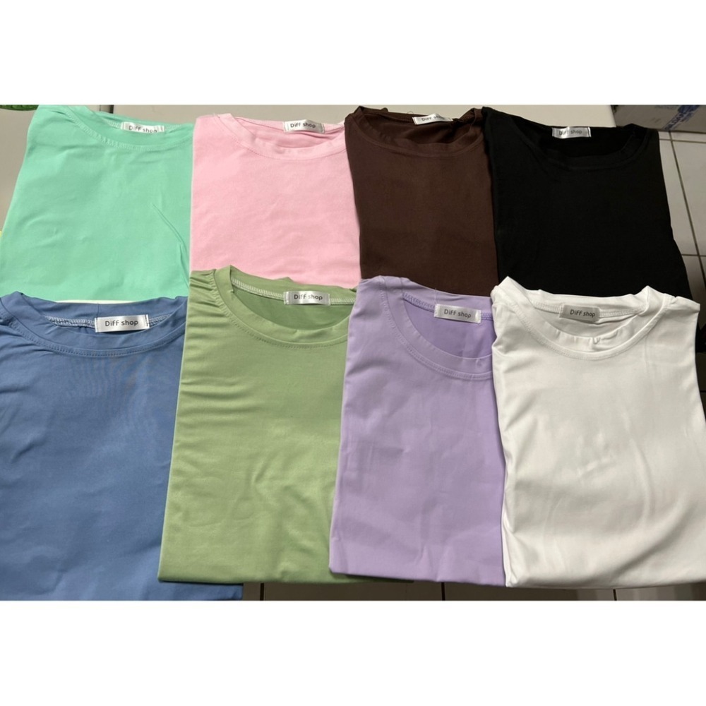 【JDUDS】韓版復古色系棉質圓領/V領短袖上衣 短袖t恤 女裝 顯瘦上衣 衣服 寬鬆上衣 短袖-細節圖3