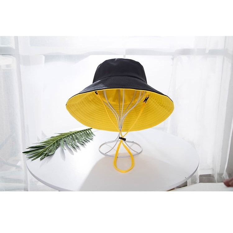 【JDUDS】JDUDS 雙面大邊遮陽漁夫帽 漁夫帽 遮陽帽 簡約時尚 夏天不怕曬 帽子-細節圖7