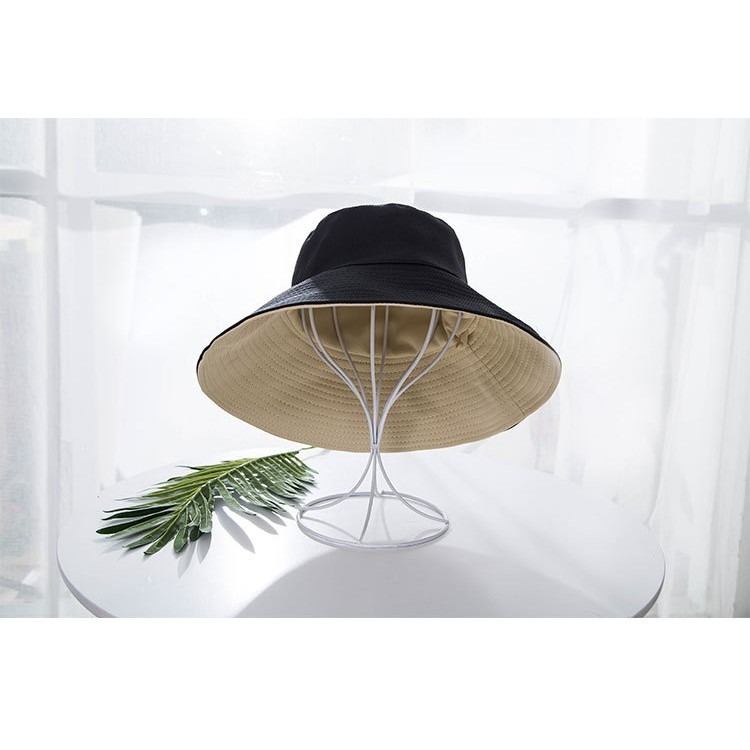 【JDUDS】JDUDS 雙面大邊遮陽漁夫帽 漁夫帽 遮陽帽 簡約時尚 夏天不怕曬 帽子-細節圖8