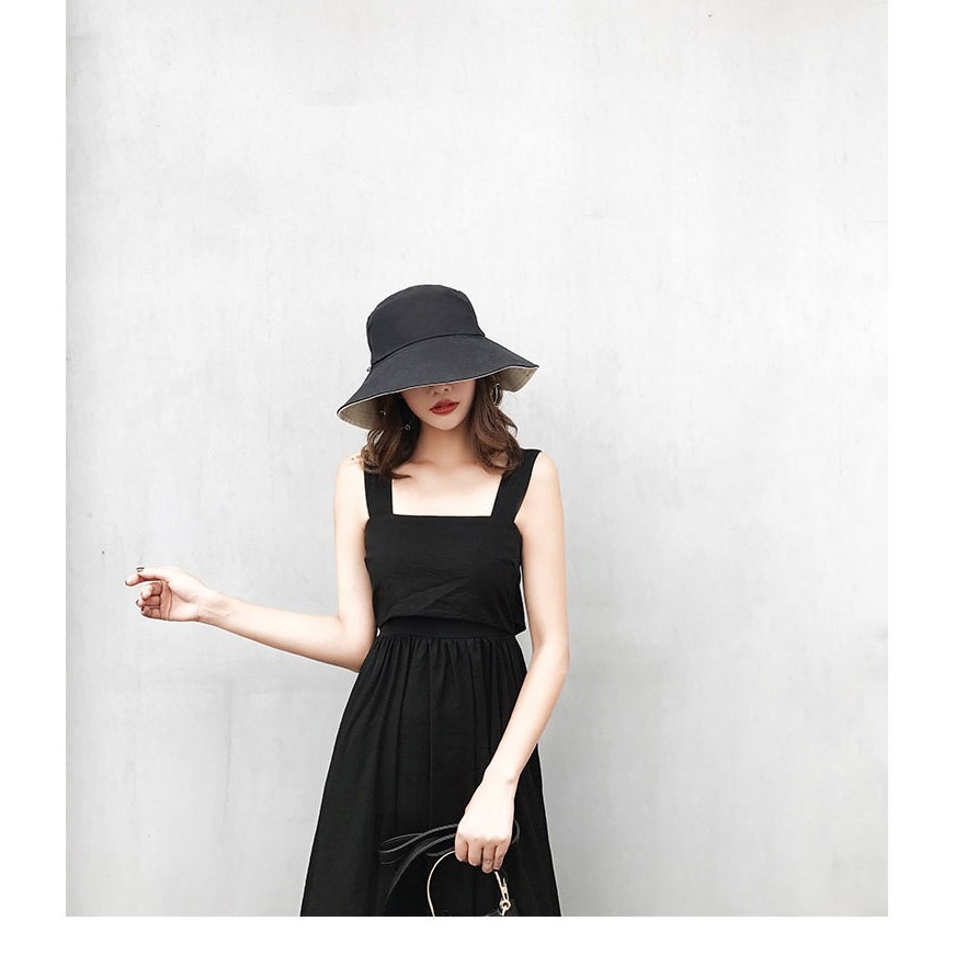 【JDUDS】JDUDS 雙面大邊遮陽漁夫帽 漁夫帽 遮陽帽 簡約時尚 夏天不怕曬 帽子-細節圖9