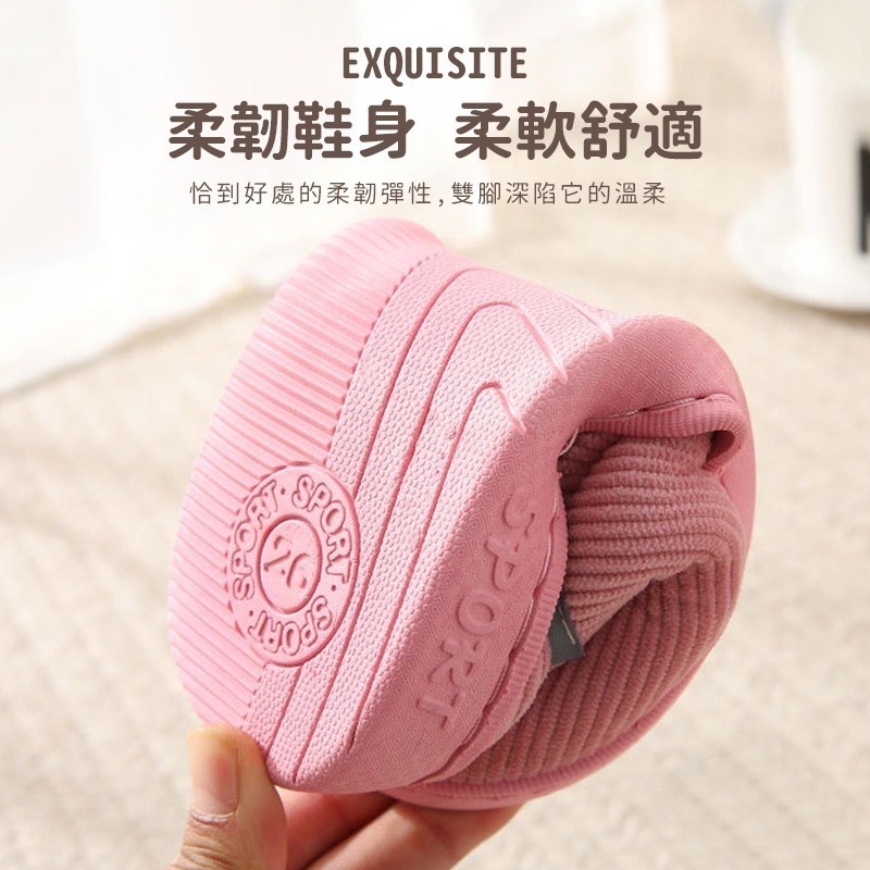 【JDUDS】燈芯絨室內拖鞋 居家拖鞋 保暖拖鞋 室內拖鞋 保暖 防滑 保暖室內拖鞋 刷毛拖鞋-細節圖2