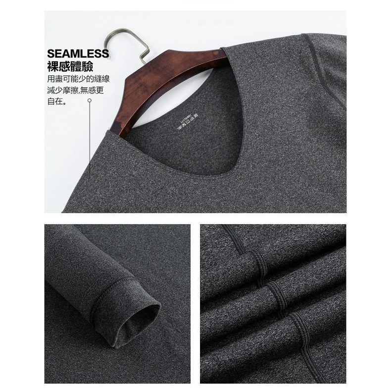 【JDUDS】【套裝式發熱衣】 保暖衣 發熱衣 內刷毛 保暖褲 發熱褲 衛生衣 內衣 衛生褲 保暖套裝-細節圖7