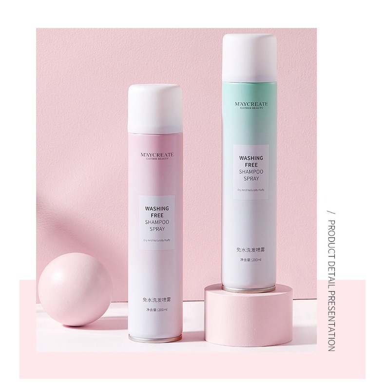 【JDUDS】 乾洗髮噴霧 免水洗髮噴霧 洗髮噴霧 頭油噴霧 免洗頭髮噴霧乾髮噴霧免水洗髮乾洗坐月子控油蓬鬆神器女-細節圖7