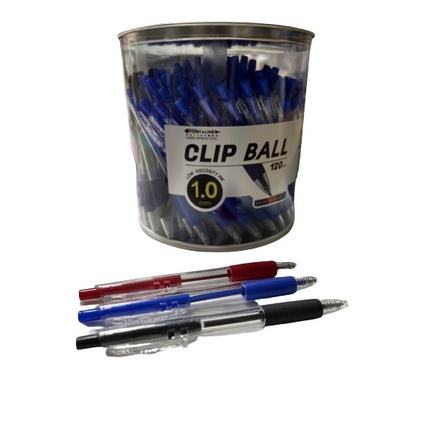 【JDUDS】好市多 Point &amp; Line原子筆 1.0mm CLIP BALL ( 藍色)