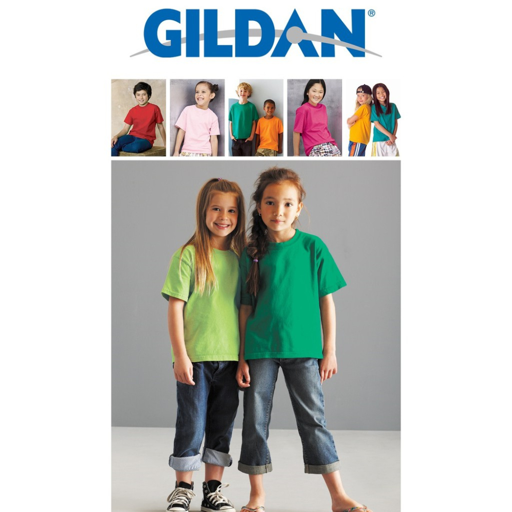 【JDUDS】【Gildan】【100%純棉】Gildan美國棉 76000B 兒童素T T恤-細節圖8