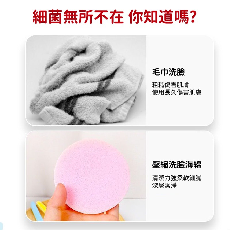 【JDUDS】一次性壓縮洗臉海綿 卸妝清潔海綿  壓縮海綿 臉部清潔海綿-細節圖5